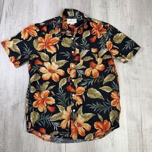 Ralph Lauren Denim & Supply Men Red Short Sleeve Hawaiian Shirt Medium N